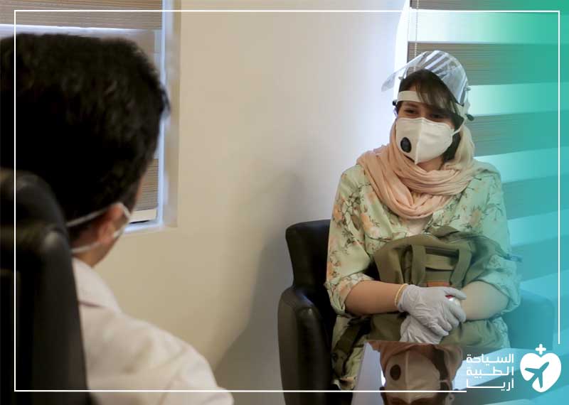 إجراءات الوقاية من كورونا في العيادات والمستشفيات في ايران