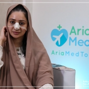 ماجدة تتحدث عن تجربة ترميم الانف في ايران مع آريا مدتور