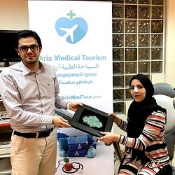 جراحی بینی دختر سوئدی در ایران
