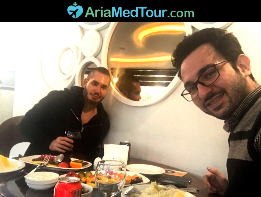 جراحی زیبایی بینی بیمار استرالیایی در ایران