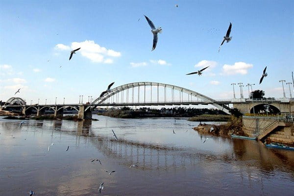 پل سفید اهواز از جاذبه‌های توریستی خوزستان