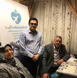 سفر زن عراقی برای درمان بیماری چشم