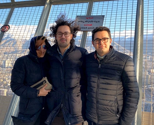 سفر یک زوج ایتالیایی برای جراحی ثانویه بینی به ایران و بازدید از شهر تهران