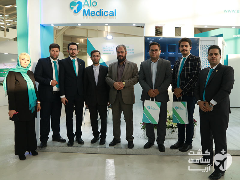 مقامات و متخصصین گردشگری سلامت ایران به همراه اعضای شرکت آریامدتور در رویداد اکو