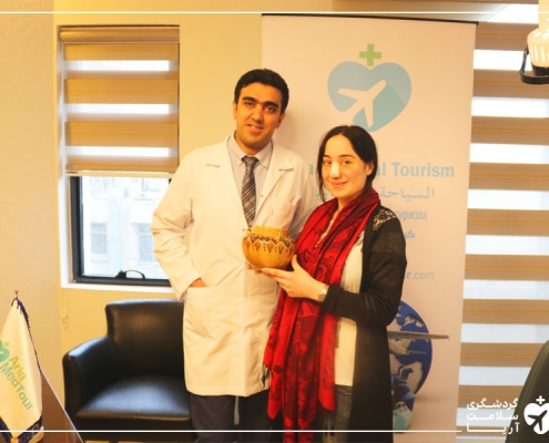 جراحی بینی دختر خارجی در ایران
