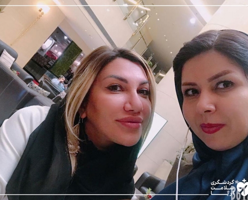 زن خارجی در تهران برای جراحی