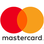 logo of mastercard in red and orange