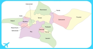 Tehran Province Map