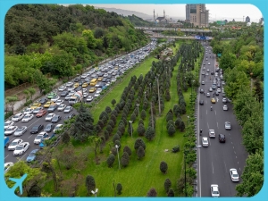 Tehran Highway Traffic