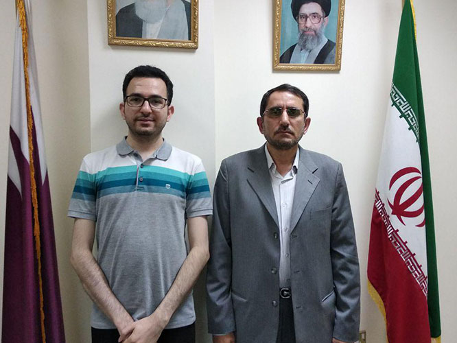 AriaMedTour in Iran Embassy in Qatar