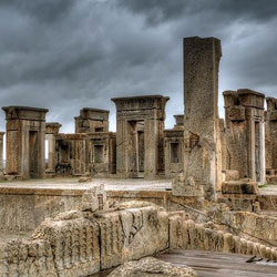 Persepolis, tourist attraction in Shiraz Iran