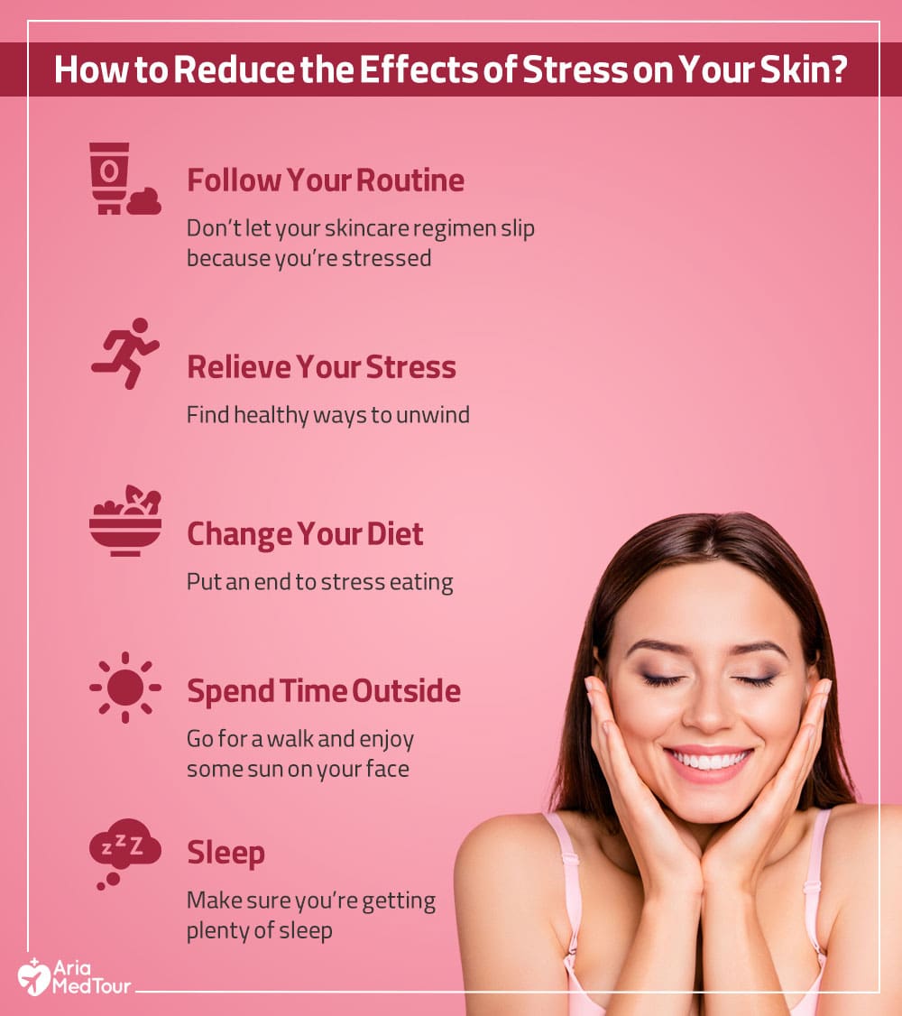 how to reduce the effects of stress on skin